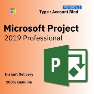 Microsoft Project 2019 Professional Lifetime key - Account Bind