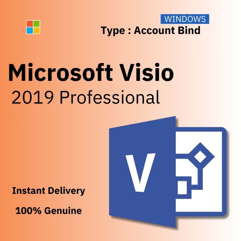 Microsoft Visio 2019 Professional Lifetime key – Account Bind
