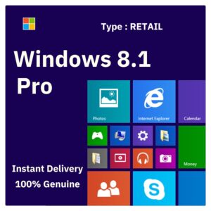 Windows 8.1 Pro lifetime RETAIL