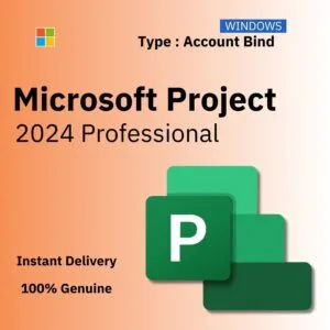Microsoft Project 2024 Professional Lifetime key - Account Bind