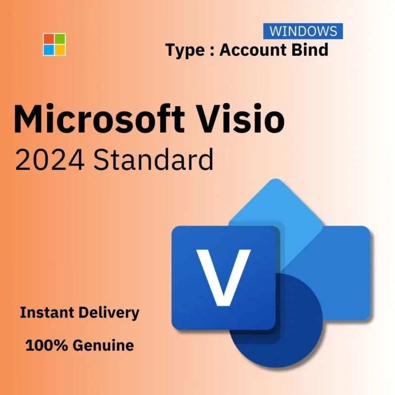 Microsoft Visio 2024 Standard Lifetime key - Account Bind